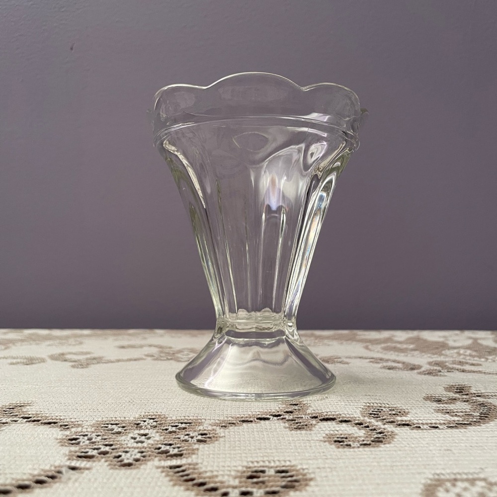 Vintage, Tulip Ice Cream Sundae Glass, by Libbey